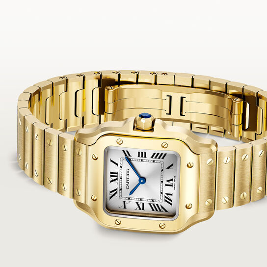 Cartier Santos de Cartier Small Quartz 27 mm Yellow Gold WGSA0107  image number 3